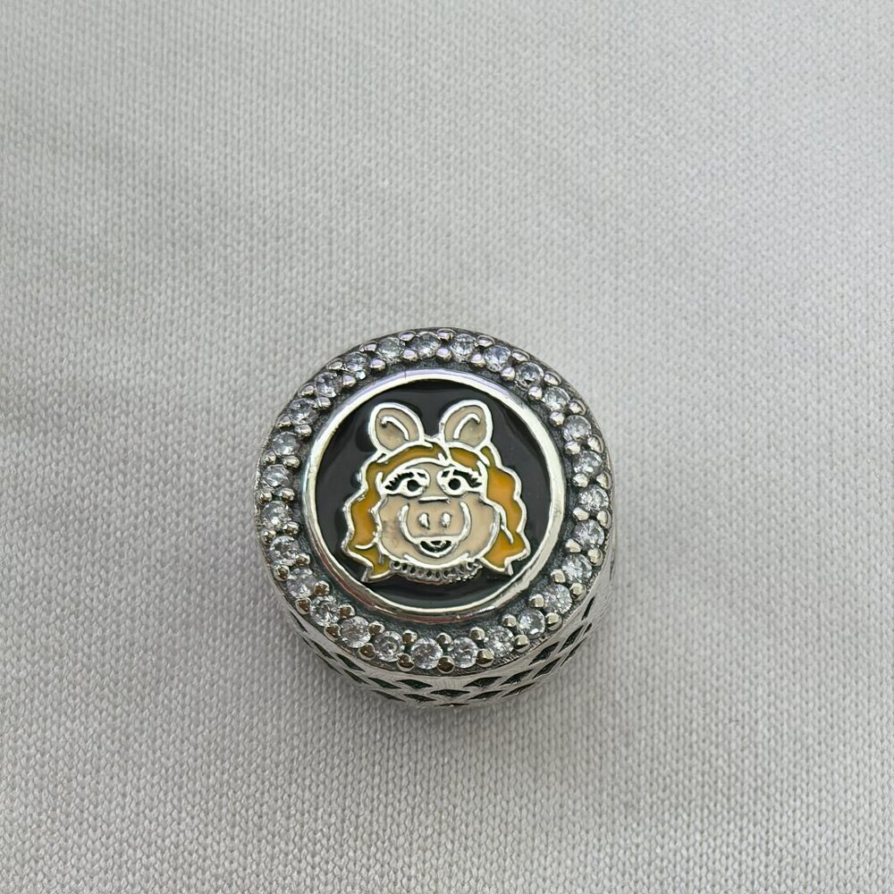 Pandora Miss Piggy (The Muppets) Exclusive Charm, S925 Silver Jewelry